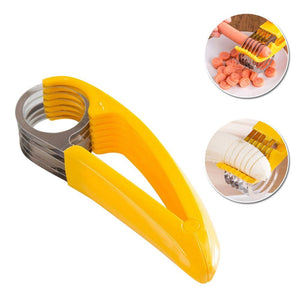 1PC plastic banana slicer for easy use